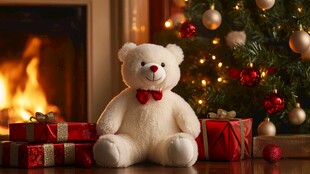 圣诞节的温馨夜晚