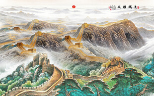 长城背景画