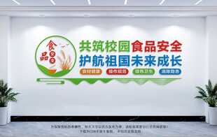学校食堂文化墙