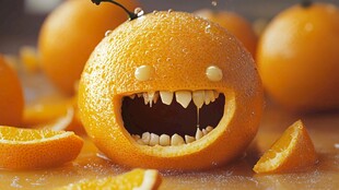 橙色怪物的愤怒