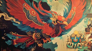 神话中的飞翔之鹰