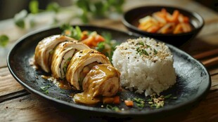 美味鸡肉米饭套餐