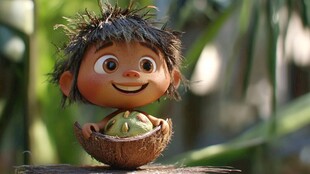 小恐龙与人类小孩的冒险