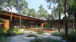 现代森林住宅的宁静避世之所