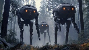 森林中的机器人探险