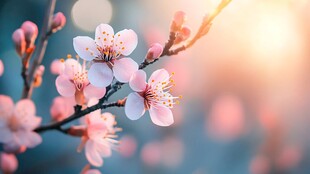 春日绽放 杏花盛开