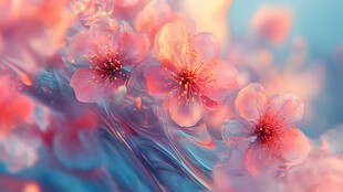 梦幻樱花浪漫绽放