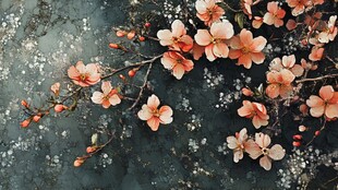 春日里 花朵盛开