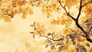 金色花瓣的轻舞