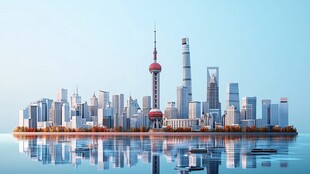 都市天际线的宁静之美