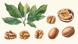 核桃的艺术呈现