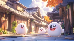 秋日街头的幽灵们