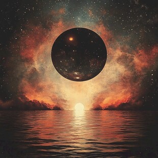 宇宙日落