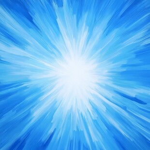 蓝色光芒爆炸