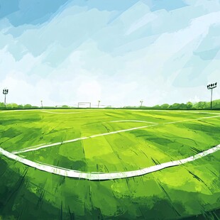 绿茵场上的足球梦