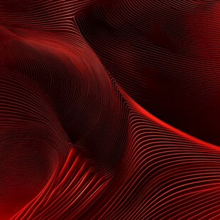 红色抽象线条图案