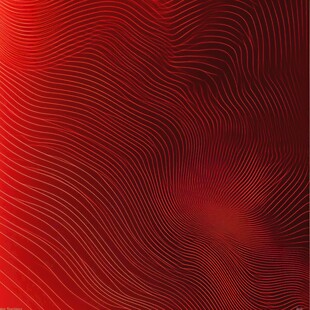 红色抽象线条图案
