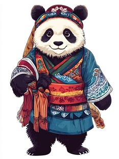 穿越时空的熊猫使者