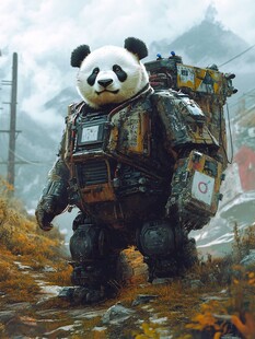 末日中的熊猫战士