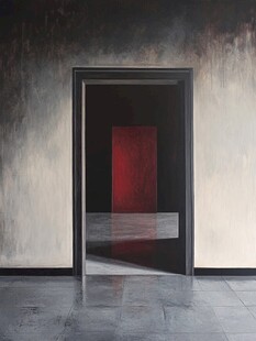 门后的红色空间