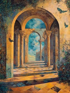 古代遗迹的宁静之美