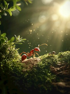 森林中的蚂蚁世界