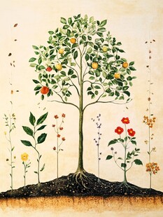 植物多样性的丰富织锦