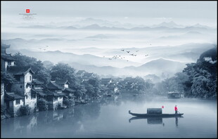 山水风景图