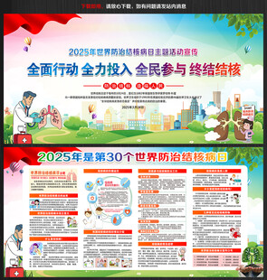 2025世界防治结核病日宣传栏
