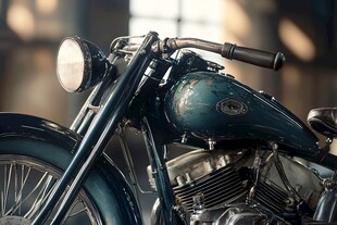 复古摩托车之美