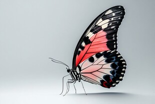 色彩斑斓的蝴蝶