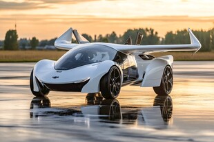 超级跑车的黄昏之美