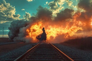 火与轨迹的舞蹈