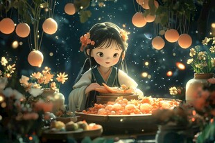 夜幕下的美食盛宴