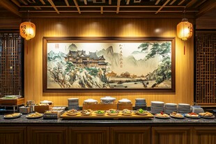 中国风餐厅内部