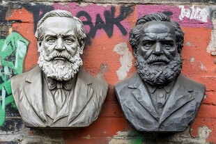 马克思与恩格斯雕像