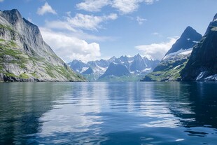 山峦叠起 碧水静卧