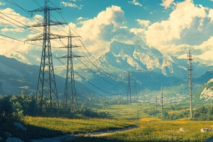 山区电力传输