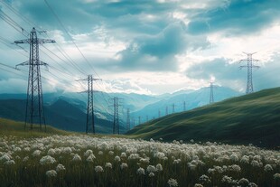 山区电力传输线路