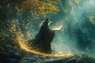 森林中的魔法师