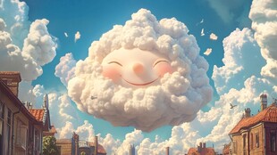 云中的微笑