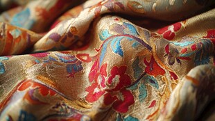 绚丽的传统织锦