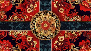 奢华巴洛克风格图案