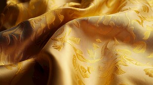 金色提花布的奢华之光