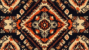 几何图案纺织品设计