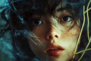神秘女子的面容