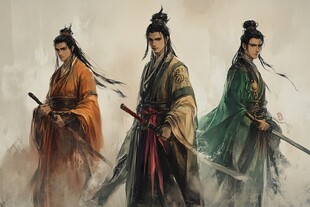 古代三侠客风采