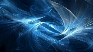 神秘蓝色光影漩涡