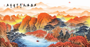 鸿运当头国画