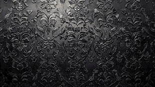 黑色压花墙纸